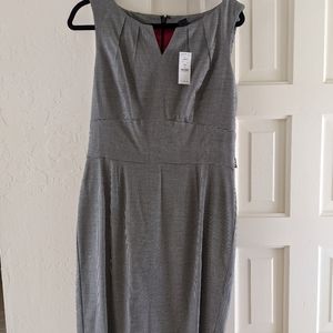 White House Black Market Black and White Dress